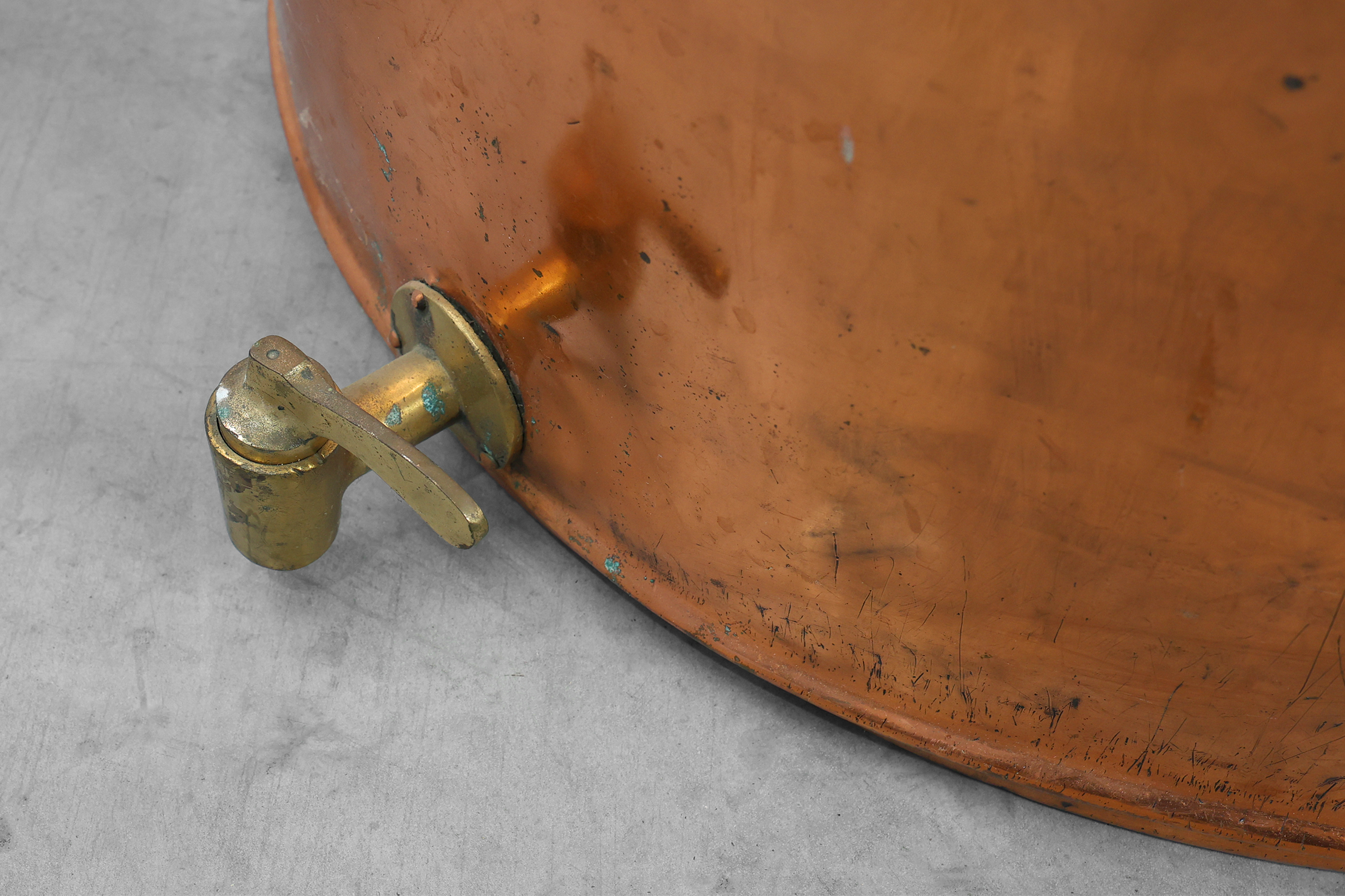 Large Copper Brew Kettle or chimney pot, France ca. 1820thumbnail